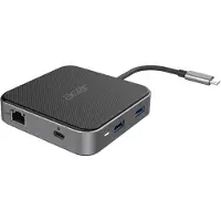 Acer 7-in-1 – Docking Station – Laptop – USB4 - USB-C –USB 4K en 8K-video– Plug & Play - Zwart/Zilver