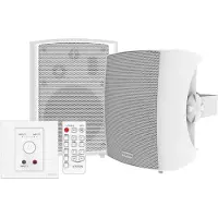 Vision TC3-AMP+SP-1800, 3-weg, 2.0 kanalen per kanaal, Kabel, 50 W, 80 - 20000 Hz, Wit
