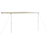 vidaXL Luifel voor camper en caravan 3,6x3x2,15 m beige