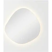 Sensahome Ethan Badkamerspiegel met LED Verlichting - Dimbaar - 2700K/4500K/6400K - Asymmetrisch - 65x65cm