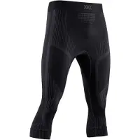 X-Bionic - Thermokleding - Invent Pants 3/4 M Black voor Unisex - Maat XL - Zwart