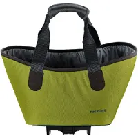 Racktime Agnetha 2.0 boodschappentas, limoengroen - 15 liter. Bagagedrager tas met...