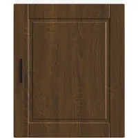 vidaXL Keukenbovenkasten 2 st Porto bewerkt hout bruin eikenkleur