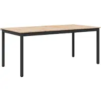 vidaXL Eettafel Naturel 140 x 80 x 75 cm Massief grenenhout