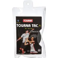 Tourna Tac Overgrip-pakket van 10 (zwart, extra groot)