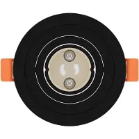 vidaXL Spotje 12 st Zwart 9 x 9 x 2 cm Aluminium