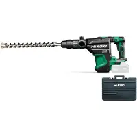 HiKOKI Perfo-boormachine SDSMax 40mm MultiVolt 36V 9,0J - Borstelloos - 4 snelheden -- LVH - RFC - zonder batterij en oplader - Wordt geleverd in een koffer