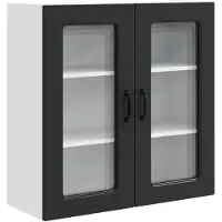 vidaXL Vaatwasserfront Kalmar, zwart, 80 x 31 x 80 cm