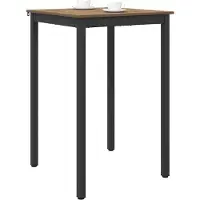 vidaXL Standaardtafel, houten materiaal, vierkant