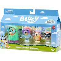 Moose Bluey - Set van 4 figuurtjes. Hier komen de oma's en opa's!