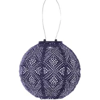 Lumiz Lampion Topaze Paars D 20 H 18 Cm