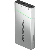 Green Cell GC- PBPLGC20P Powerbank 26800 mAh Quick Charge, USB PD Li-ion USB-C Zwart Gelijktijdig laden en ontladen, Statusweergave