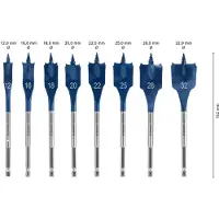 Bosch 2608902111 Vlakfreesboorset 1 stuk(s)