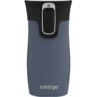 CONTIGO West Loop Mini Autoseal thermosbeker - Lakeside - roestvrijstalen isoleerbeker, koffiebeker-to-go, BPA-vrij, lekvrije beker-to-go met Easy-Clean-deksel, houdt tot 6 uur warm, 300 ml