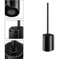 Keuco Plan - Toiletborstel met houder, mat zwart 14972370200