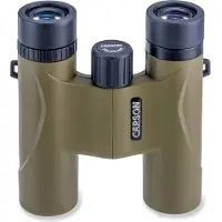 Carson Optical Verrekijker Carson Stinger, BK-7, 10x, 2,5 cm, Voll mehrfachbeschichtet (FMC), Khaki, 223 g 10 x 25 mm Dakkant Beige, Zwart HW-025