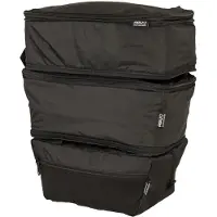 Agu Shelter Packing Cubes - Reisorganizer set - 21L - 3-delig - Compressietas - Kleding opbergen voor fietsvakantie - Gerecycled Polyester - Zwart