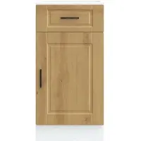 vidaXL Keukenonderkast Porto, artisan eikenhout, houtvezel