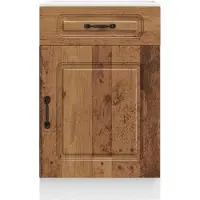 vidaXL Keukenonderkast Kalmar, uitstraling van oud hout, houtvezel