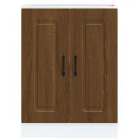 vidaXL Onderkast voor spoelbak, model Kalmar, bruin, eikenlook, 60x46x81,5 cm
