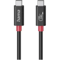 Ginza.se 00200799 USB-C-kabel USB 4.0 USB-C stekker 1 m Zwart Flexibel