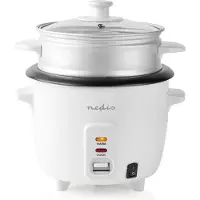 Nedis KARC06WT, Wit, 0,6 liter, 0,9 meter, ABS (acrylonitril-butadieen-styreen), Roestvrij staal, 300 W, Type F (CEE 7/4)