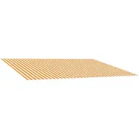 vidaXL Markiezenreinigingsmiddel, geel en wit, 400 x 300 cm, polyester