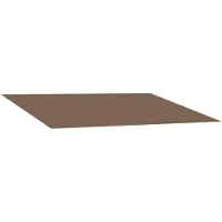 vidaXL Vervangingsdoek voor zonnescherm Beige 350 x 200 cm Polyester