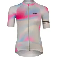 Agu Gradient Swirl - Fietsshirt - Zomer - Dames - Multicolour - L - Aerodynamisch - Ademend - Sneldrogend - YKK-ritssluiting - Waterdicht achterzakje