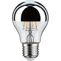Paulmann LED E27 lamp 4,8 Watt kopspiegel chroom