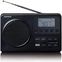 Lenco MPR-035BK, zwart