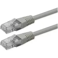 Roline Patchkabel Cat.6 (Class E), UTP, PoE, grau, 5 m