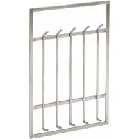 Wohnling Wandkapstok WL6.442 Metaal Zilver Wandmontage 10 Haken