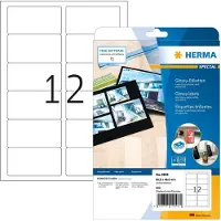 Herma Hoogglans-etiketten, A4, 88,9 x 46,6 mm, wit, permanent hechtend