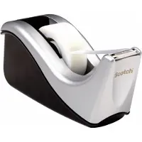 Scotch - Dévidoir de bureau C 60 argenté + 1 rouleau