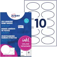 Avery-Zweckform J4882-20 Naamplaatje Kennzeichnungsetiketten (b x h) 85 mm x 50 mm 200 stuk(s)