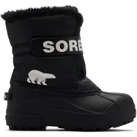 Sorel - Après-skischoenen - Little Kids Snow Commander Black Sea Salt voor Unisex - Kindermaat 28 - Zwart