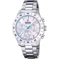 Festina Chronograaf Ceramic Lilac