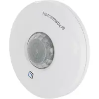 Homematic IP slimme huisbeveiliging met bewegingsmelder – voor binnen, schakelt verlichting bij beweging, nauwkeurige bewegingsdetectie, bespaart energie, wit, 150587A0