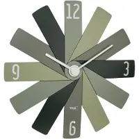 TFA-Dostmann TFA 60.3020.04 Wanduhr CLOCK IN THE BOX grün Kunststoff 400,0x37,0 mm