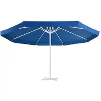 vidaXL Vervangingsdoek voor parasol 515 cm azuurblauw