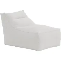 Venture Home Redang loungestoel zitzak wit.