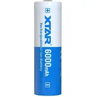 XTAR 3,6V 6000mAh 10A Li-Ion 21700 batterij (met beschermingscircuit)