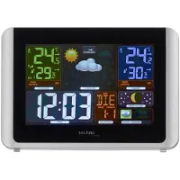 Technoline weerstation - WS 6442 - 175x123x25mm - zwart/zilver - met 1 buitensensor 30m - TL-WS6442