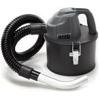 Perel Mini-aszuiger, haardzuiger, stofzuiger voor as, open haard, barbecue, droogzuiger met flexibele slang 0.3 m, HEPA-filter, zuigfunctie, zonder zak, 600 W, 4 L