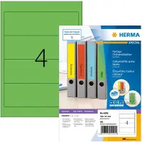 Herma Ordneretiketten, A4, 192 x 61 mm, groen, permanent hechtend