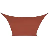 Velleman Schaduwdoek, waterafstotend, 2 x 3 m, 160 g/m², polyester, rechthoek, terracotta