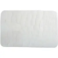 MSV Badmat met Antislip Onderzijde – Zachte Absorberend Badmat voor Badkamer – Badkamer Mat met Kiezelsteendesign