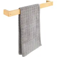 Wenko Handdoekhouder Bambusa 60cm breed - FSC bamboe - Handdoekrek - Handdoekenrek - Handdoekstang