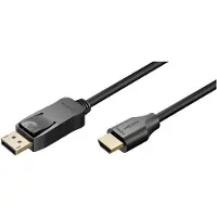 Goobay DisplayPort - HDMI kabel | 8K 60Hz | CCA | 2 meter